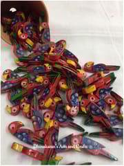 Red Parrot Buttons