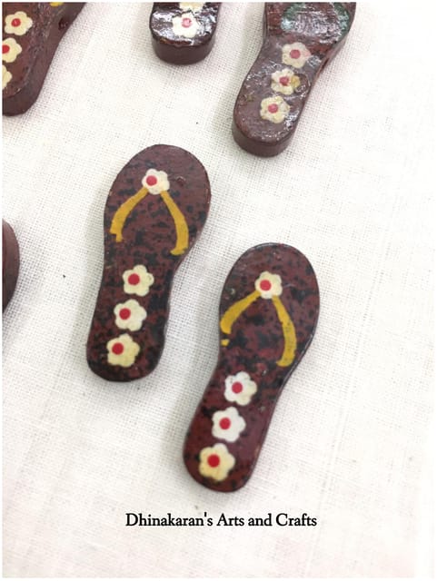 Brown Slipper Buttons