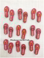 Pink Slipper Buttons