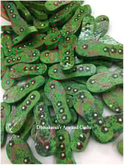 Green Slipper Buttons