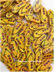 Yellow Slipper Buttons