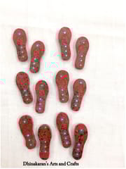 Red Slipper Buttons