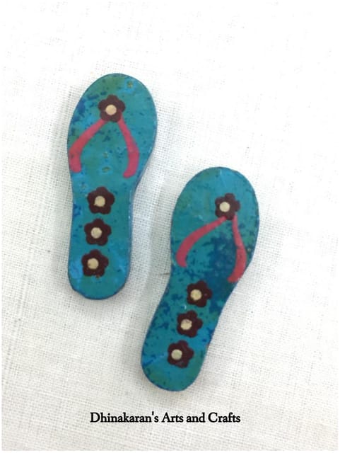 Blue Slipper Buttons