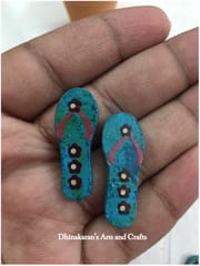 Blue Slipper Buttons