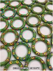 Handpainted Wooden Ring for Craft
