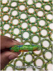 Handpainted Wooden Ring for Craft
