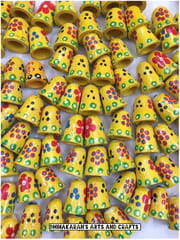 Handpainted Bell Buttons