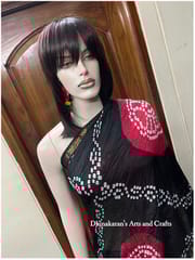 Moha Art Silk Bandhani Saree