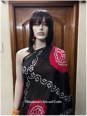 Moha Art Silk Bandhani Saree