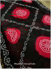 Moha Art Silk Bandhani Saree