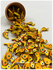 Yellow Chidiyaa Buttons