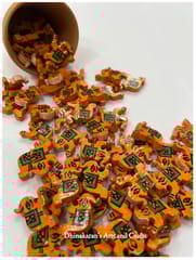 Orange Elephant Buttons