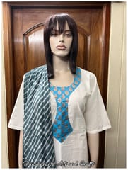 Grey Lehariya Dupatta