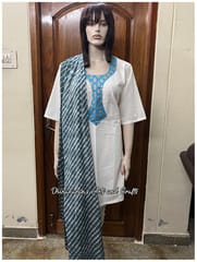 Grey Lehariya Dupatta