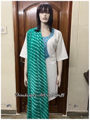 Rama Green Lehariya Dupatta