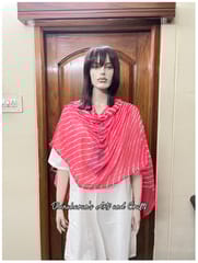 Peach Lehariya Dupatta
