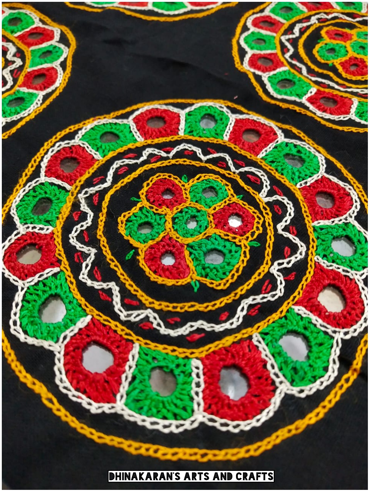 Round Kutchwork Patch