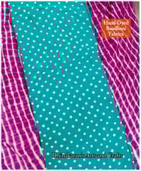 TURQUOISE Bandhani Fabric
