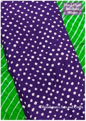 VIOLET Bandhani Fabric