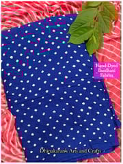 DARK BLUE Bandhani Fabric