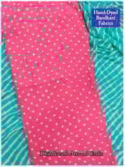 PINK Bandhani Fabric