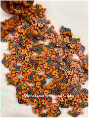 Orange Elephant Buttons