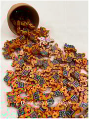 Orange Elephant Buttons