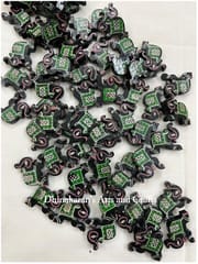 Black Elephant Buttons