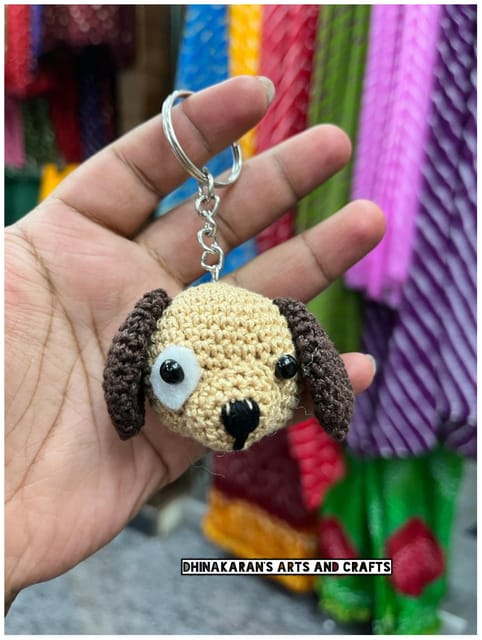Doggie Crochet Keychain