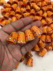 Handpainted Bell Buttons