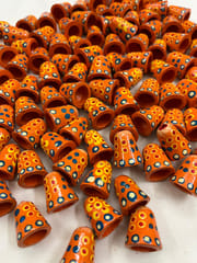 Handpainted Bell Buttons