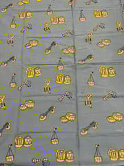 Musical Full Kanthawork Blouse Piece
