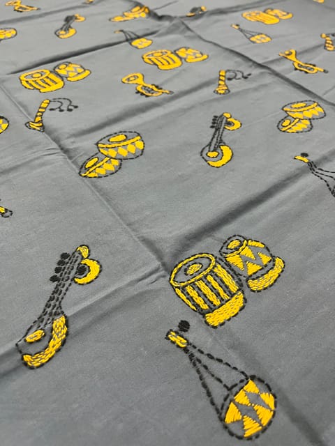 Musical Full Kanthawork Blouse Piece