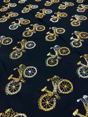 Cycle Full Kanthawork Blouse Piece