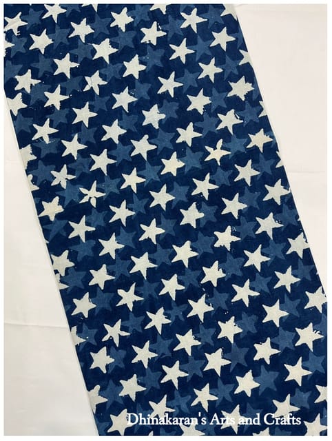 STARS Block Print Fabric