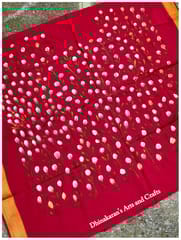 Budding Flowers Hand Painted Kurti Material