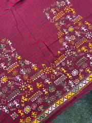 Warli Kanthawork Blouse Piece