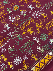Warli Kanthawork Blouse Piece