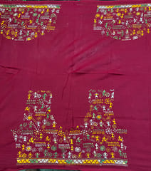 Warli Kanthawork Blouse Piece