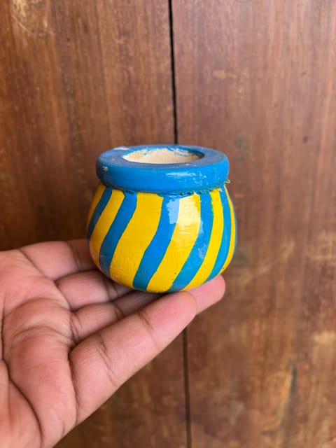 Miniature Wooden Pot
