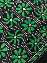 Floral Kanthawork Blouse Piece