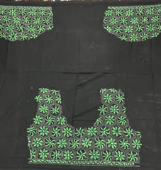 Floral Kanthawork Blouse Piece