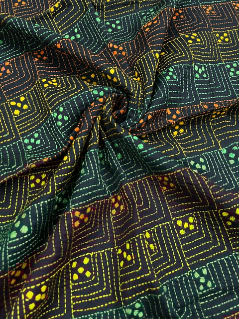 Full Kanthawork Blouse Piece