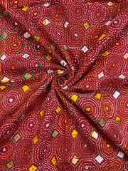 Geoemtric Full Kanthawork Blouse Piece