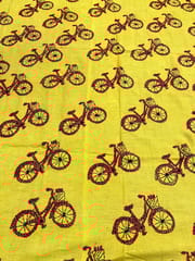 Cycle Full Kanthawork Blouse Piece