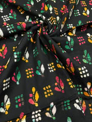 Floral Full Kanthawork Blouse Piece
