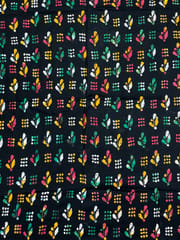 Floral Full Kanthawork Blouse Piece