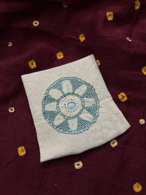 Mini Floral Kutchwork Patch