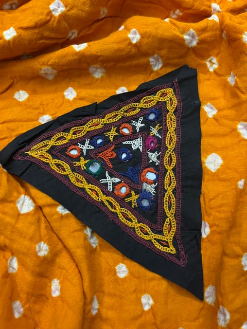 Triangle Kutchwork Patch