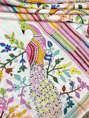 Peacock Kanthawork Saree